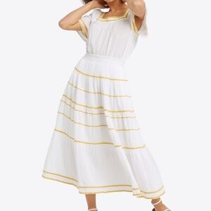 Draper James Ric Rac Peasant Skirt